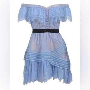 NEW Self-portrait summer lace mini dress